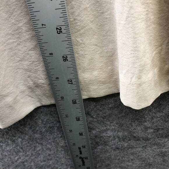 Theory Terabi Silk Halter Top Womens P (SP) Beige Drape Sleeveless Tunic Cami - Picture 9 of 11